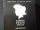 2023 S PEACE  .999 Silver Proof Dollar With Box & COA