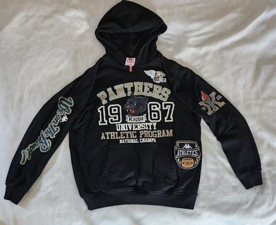 Kappa Authentic Panthers Football Graphic Hoodie Men XL Embroidered Patches 