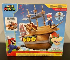 Super Mario Deluxe Bowsers Airship Playset w/...