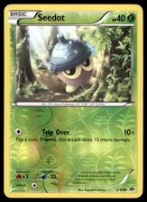 Seedot 2/99 Common Next Destinies Pokemon Reverse Holo Moderately Played