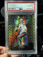 2024-Suite Level C.J. Stroud Golden Dragon Scale Prizm /10 RARE POP 1!!!🔥🔥🔥