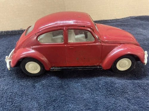 Volkswagen Beetle Pressed Steel Red Vintage Tonka Bug #52680