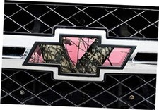 Universal Break-up Pink Auto Emblem Skin - Easy To Install Vinyl Wrap - Fits Universal Break-up Pink Auto Emblem Skin - Easy To Install Vinyl Wrap - Fits