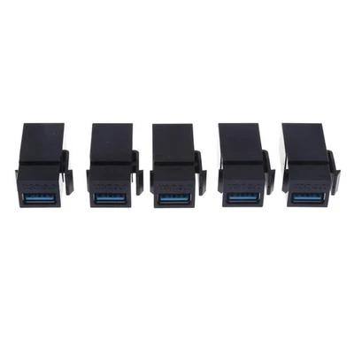 5Pack USB 3.0 Keystone A Female to A Female Coupler Insert Connector - Image 1 of 4