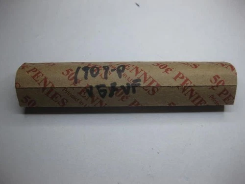 1 roll (50 coins ) 1909-P Lincoln cents vg/very fine