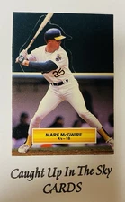 1988 Donruss Leaf Mark McGwire “Pop Up” Insert  Athletics