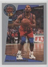 1992-93 Fleer Sharpshooters Michael Adams #8 05v0