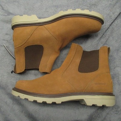 Sorel Mens Boots 8 Brown Waterproof Carson Chelsea Suede  display picture 3