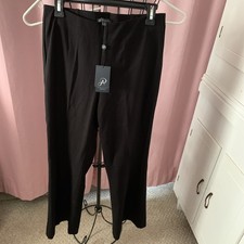 Adrianna Papell Black Pull-On Pants Size M