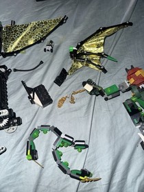 LEGO NINJAGO: The Green NRG Dragon 70593 NOT COMPLETE No Minifigs, Manual PARTS*