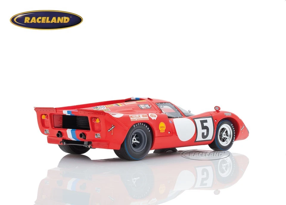 Lola T70 Mk3B GT VDS Racing Le Mans 1971 Pilette/Gosselin, Spark 1:18, 18S688 - Bild 3 von 4