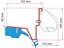 Fiamma Motorhome F35 Mercedes Vito Jules Verne Awning Adapter Kit - 98655Z034