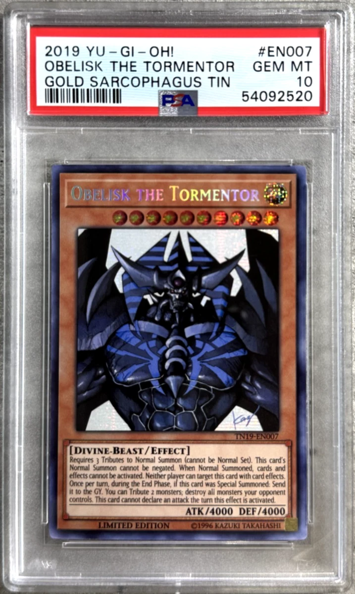 Obelisk The Tormentor Yu-Gi-Oh! TCG Professional Sports