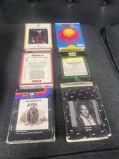 Mixed Lot of 8 Track Tapes (6) Jesus Christ Superstar, Hair, Mason Williams, Etc