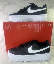 Nike Court Vision ALTA LTR Black Platform Sneakers DM0113-002 Women's Size 9