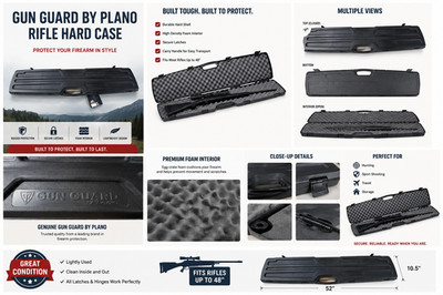 Plano SE Series Single Rifle Shotgun Case 48'' Hard Shell 10470 / 10475