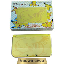 New Nintendo 3DS XL LL Pikachu Gelb Konsole Ladebox