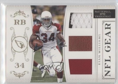 2011 Playoff National Treasures NFL Gear Trios 97/99 Ryan Williams Rookie RC 0s3