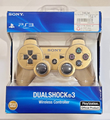 Sony PS3 OEM DualShock 3 (99070) Controller - Gold - NEW In Box!