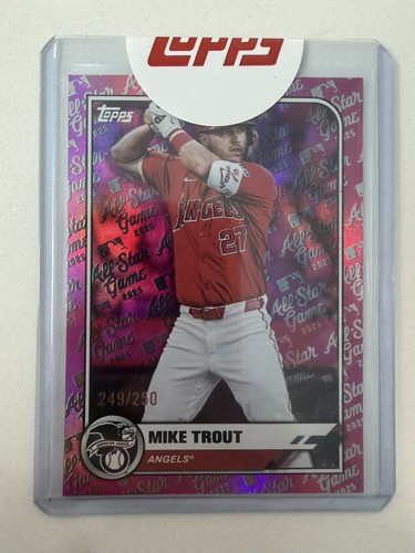 2025 Topps Mike Trout All-Star Game Greats Autographed Relics (Raw)