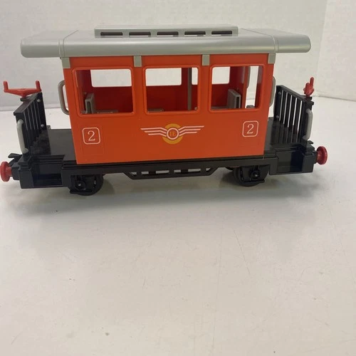 Vintage 1980's Playmobil 7511 Red #2 Passenger Train Car. 100% Complete