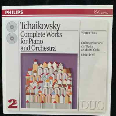 2xCD Pyotr Ilyich Tchaikovsky - Werner Haas , Orchestre National Complete Works