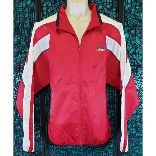 CHAQUETA CORTAVIENTOS VINTAGE ADIDAS PARA HOMBRE MANGA LARGA CREMALLERA COMPLETA CALENTAMIENTO TALLA. M Nuevo con etiquetas - Imagen 1 de 9