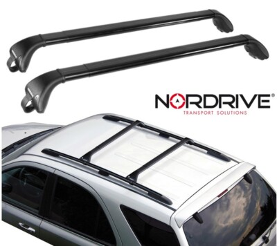 NORDRIVE SNAP Dachträger für Ssangyoung Musso 1993-2005 Offene Reling