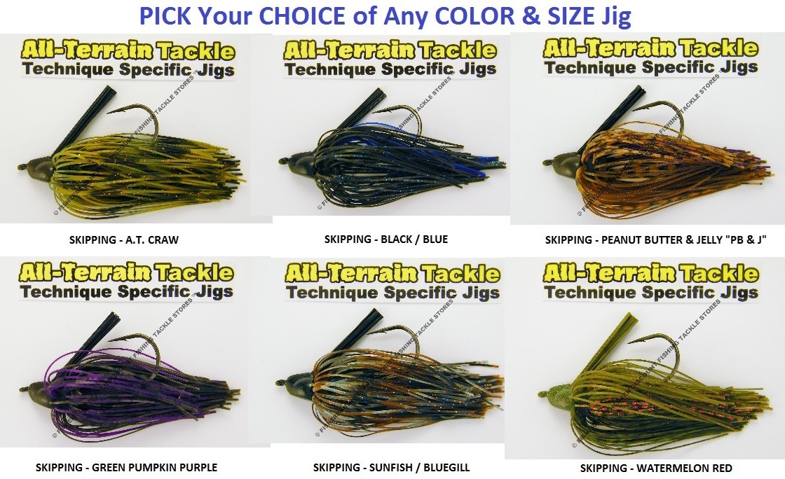 All Terrain Tackle Jig Dock Skipping Your Choice of Color and Size  Skip-N
