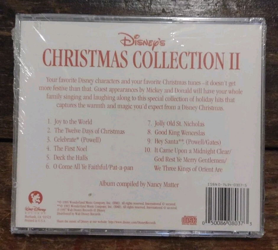 Disney's Christmas Collection II CD SEALED Various Artists | eBay