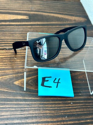Ray-Ban Justin RB4165 622/6G Matte Black Sunglasses Frame Square Full Rim 145mm