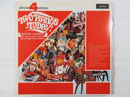 Ronnie Aldrich E Seus Dois Pianos London 30017 Stereo 1983 Brazil VG+ - Picture 2 of 5