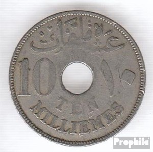 Egypt-KM-No-316-1917-VERY-NICE-COPPER-NICKEL-1917-10-Milliemes-Hussein-came