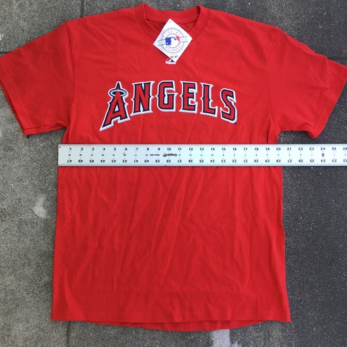 NWT Los Angeles Angels Shirt Men's Large Red MLB Baseball Memorabilia Crew Neck - Picture 7 of 9
