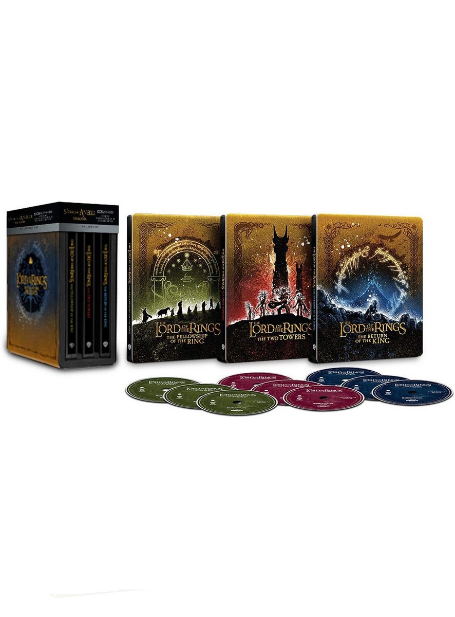 Il Signore degli Anelli La Trilogia (9 4K Ultra HD SteelBook