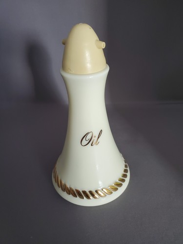 5 Pz Vintage Vetro di Wheaton Prodotti da Custar Cerama Modello Grano Oro - Foto 5 di 10