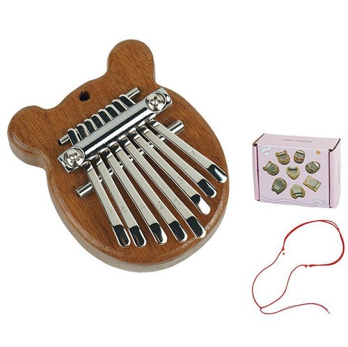 8 Key Exquisite Finger Thumb Piano Gift Mini Thumb Piano Great for Beginner A6Y5