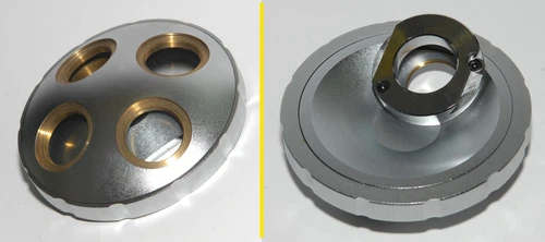 Four Position Mitutoyo Ultraplan FS-110 FS-60 Microscope M Plan Objective Turret