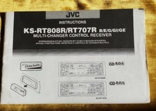 +  MANUEL D' INSTRUCTIONS AUTO RADIO JVC - KS-RT808R/ RT707R - en 3 langues 1996