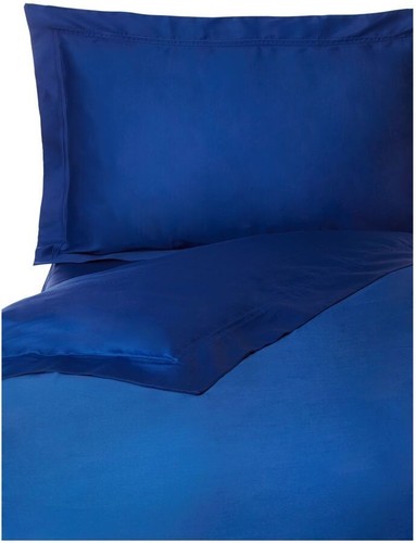 $95 NEW Yves Delorme Sham 12x17 Triomphe Saphir Dark Blue Cotton Sateen France - Picture 9 of 13
