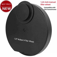 1.25" Multiple 9-Filter Manual Filter Wheel for CCD Cooled Camera  Telescope