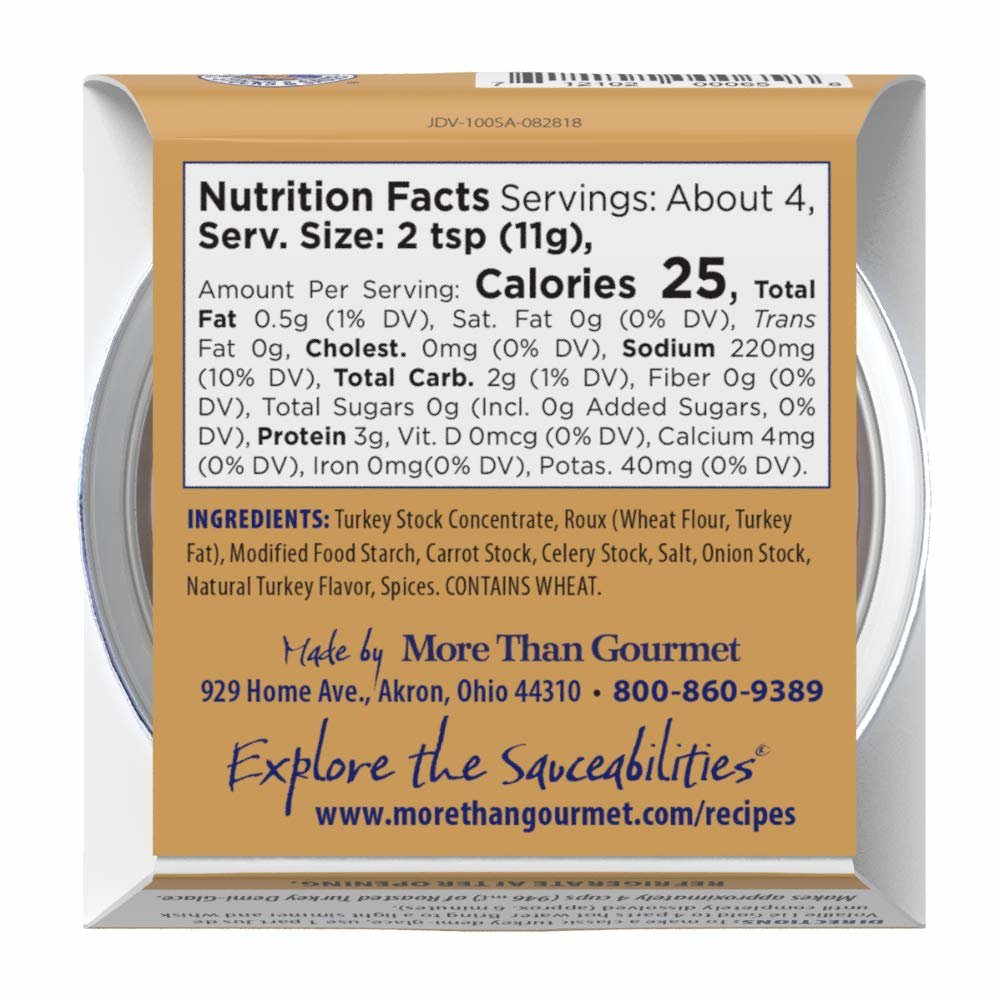 More Than Gourmet Jus De Volaille Classic Roasted Turkey Demiglace, 1.