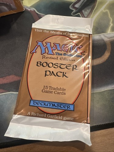SEALED 1994 Magic The Gathering Revised Edition Booster Pack MTG x1 - Picture 2 of 3
