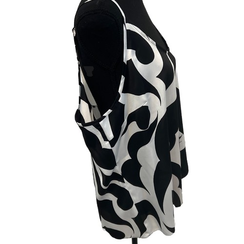 Worthington Top Women’s XXL Black White Adjustable Strap $34 - Picture 4 of 11
