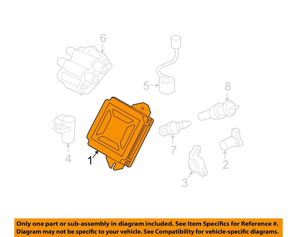 Módulo de control del motor usado (ECM) se adapta a: Subaru Legacy 2007 Mod de control electrónico Foto 3 de 4