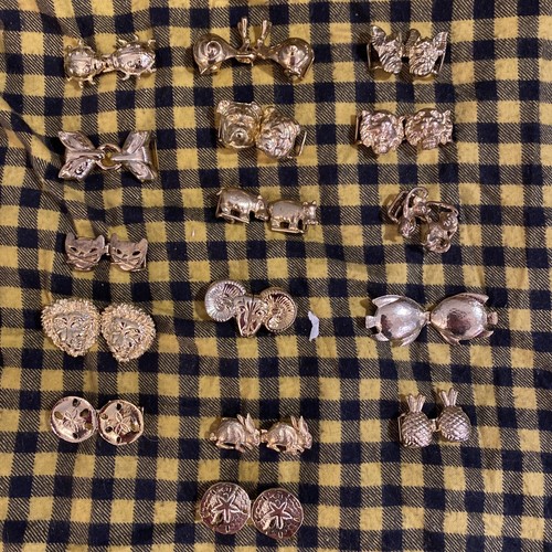 Nuovo Vintage Tono Oro Sabbia Dollaro 2 Pezzi Incastro 1/2” Fibbia Cintura Metallo - Foto 8 di 8
