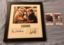 Bea Arthur and Dick Van Dyke JSA Signed Professionally Framed Display