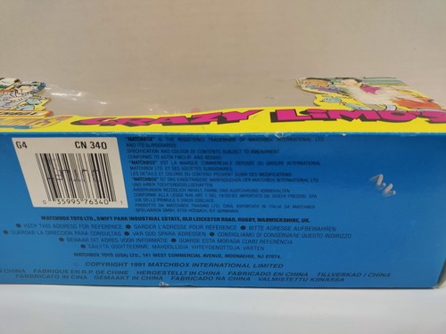 Matchbox Connectables Crazy Limo’s CN 340 1991 Cat In Booth & Lady In Pool NEW - Picture 15 of 15