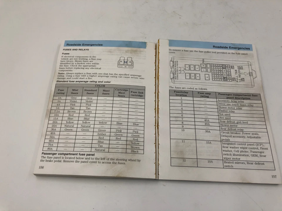 2002 Mercury Sable Owners Manual OEM C03B05048 - Image 3 of 4