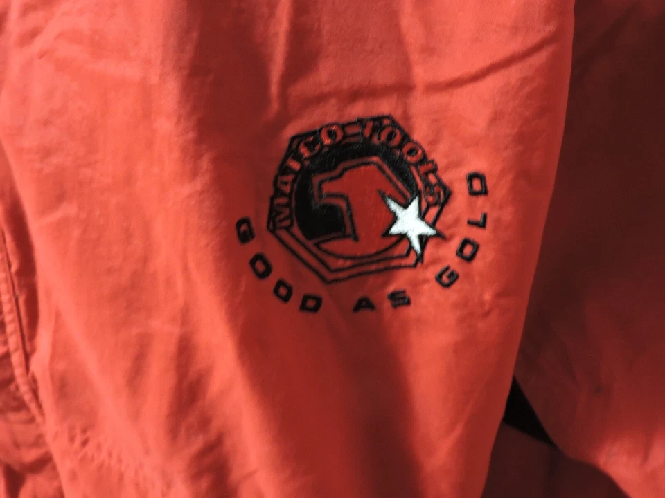 Matco Tools Coat Jacket Good As Gold Black Red Full Zip Windbreaker Sz 2XL Men's - Image 2 of 4
